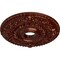Ekena Millwork Rose Ceiling Medallion (Fits Canopies up to 7 1/4"), 18"OD x 3 1/2"ID x 1 1/2"P, Antique Copper CM18ROACS - alternate 4